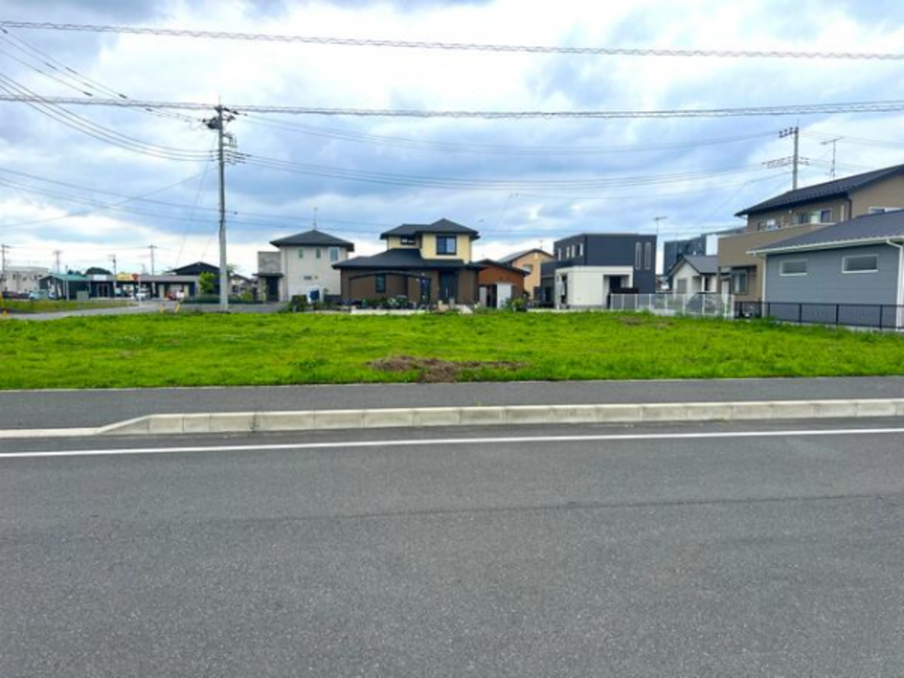 真岡市中萩、土地の画像です