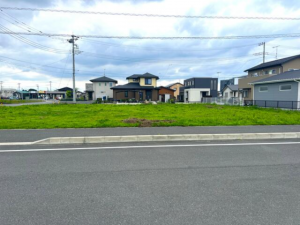 真岡市中萩、土地の画像です