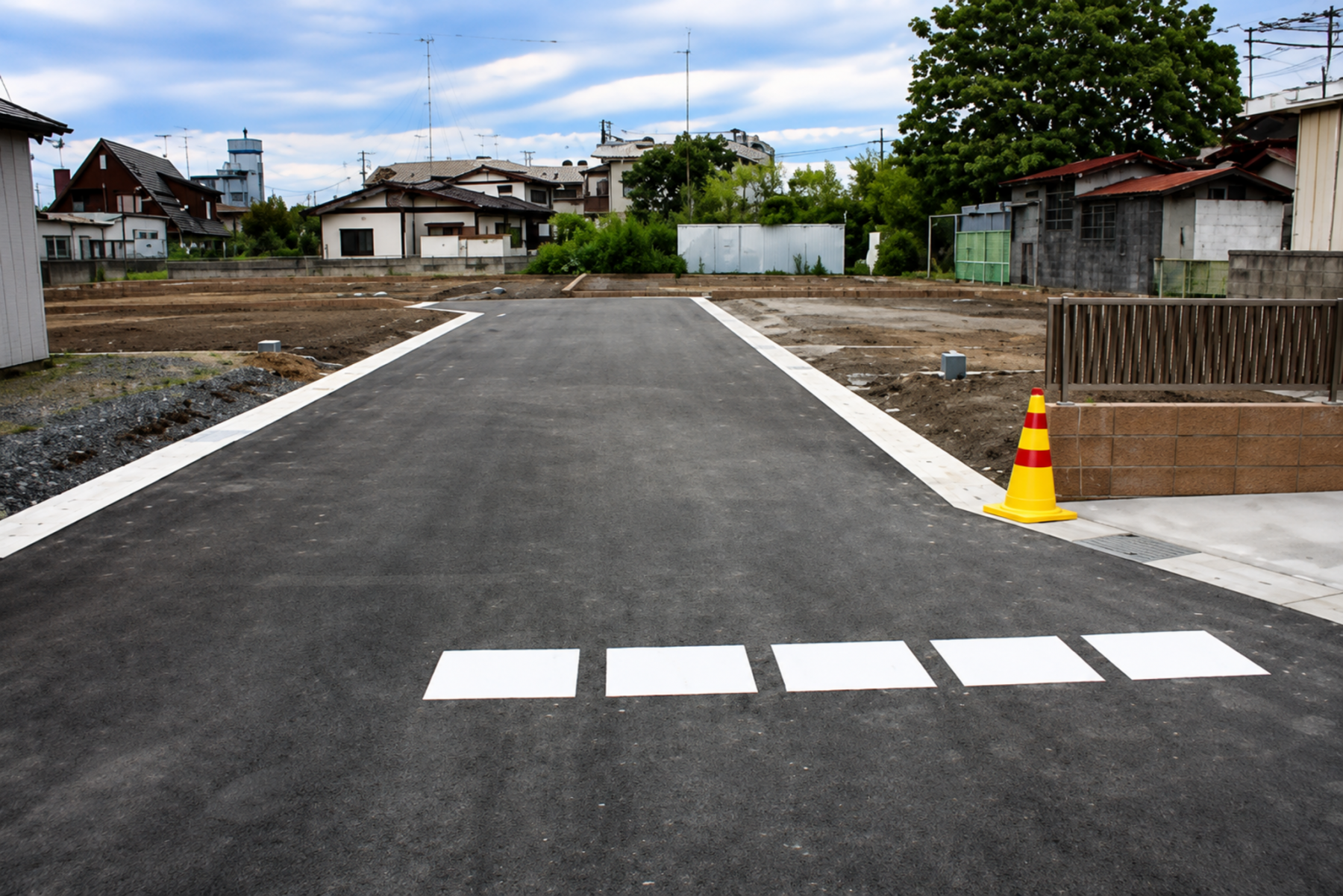 真岡市台町、土地の画像です