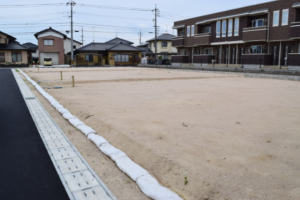 出雲市斐川町上直江、土地の画像です