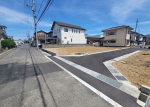 福山市川口町、土地の画像です