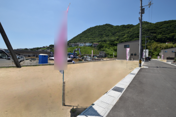 福山市水呑町、新築一戸建ての画像です