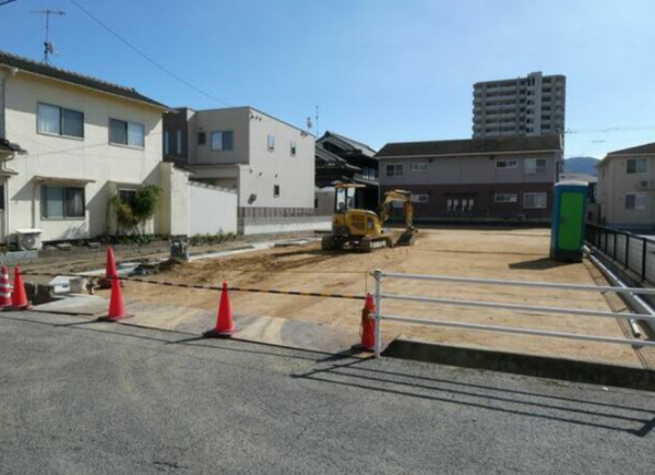 福山市川口町、土地の画像です