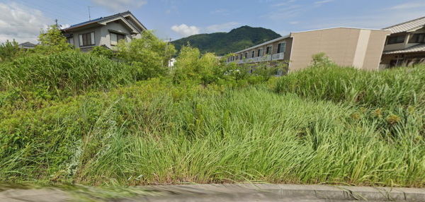 福山市山手町、土地の画像です