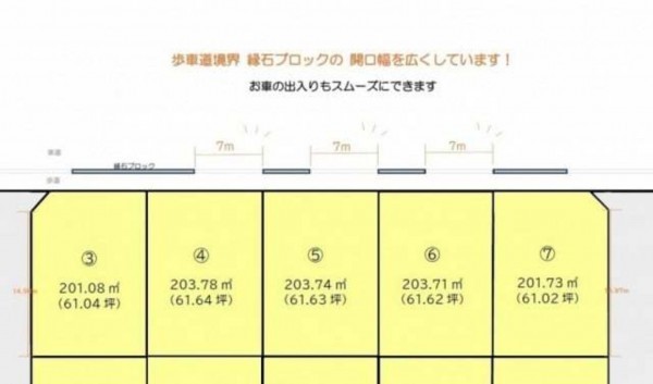 出雲市東福町、土地の間取り画像です