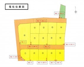 出雲市小山町、土地の間取り画像です