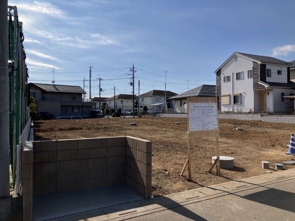 上尾市小泉、土地の画像です