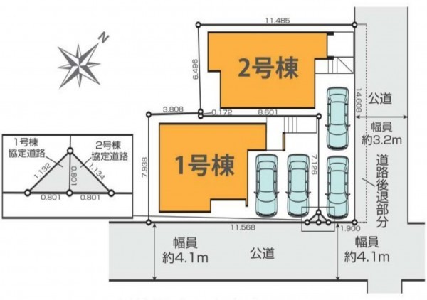 藤沢市鵠沼海岸、新築一戸建ての画像です