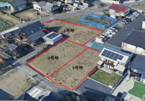 前橋市亀泉町、土地の画像です