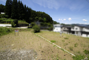 高山市下岡本町、土地の画像です