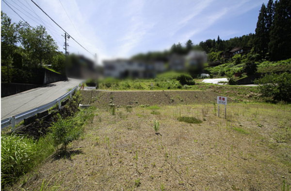 高山市下岡本町、土地の画像です