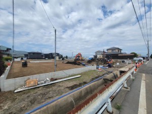 熊本市西区中島町、土地の画像です