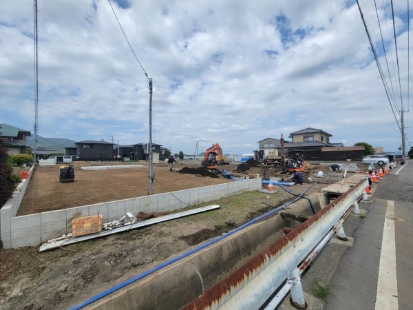 熊本市西区中島町、土地の画像です