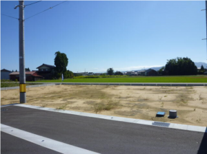 砺波市深江、土地の外観画像です