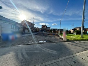 鈴鹿市白子、新築一戸建ての外観画像です