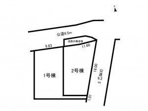 鈴鹿市北玉垣町、新築一戸建ての間取り画像です