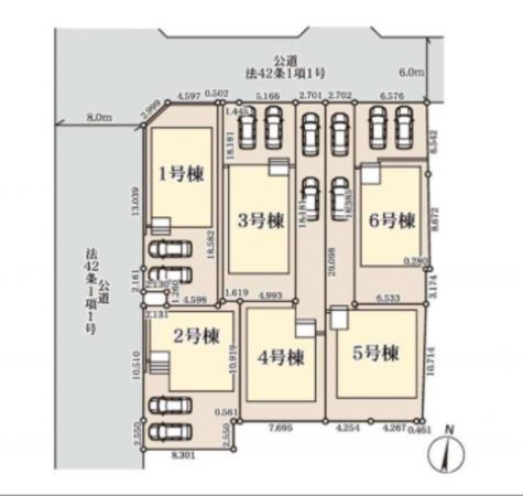 春日部市大沼、新築一戸建ての画像です