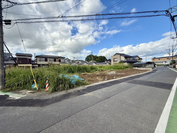 春日部市牛島、土地の画像です