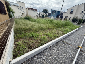 春日部市西金野井、土地の画像です
