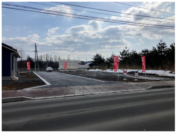 八戸市南白山台、土地の画像です
