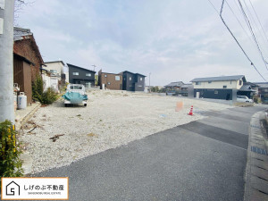甲賀市水口町八光、土地の外観画像です