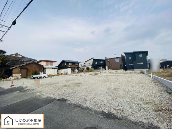 甲賀市水口町八光、土地の外観画像です