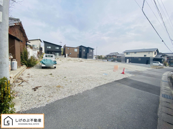 甲賀市水口町八光、土地の外観画像です