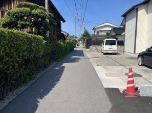 米子市両三柳、土地の画像です