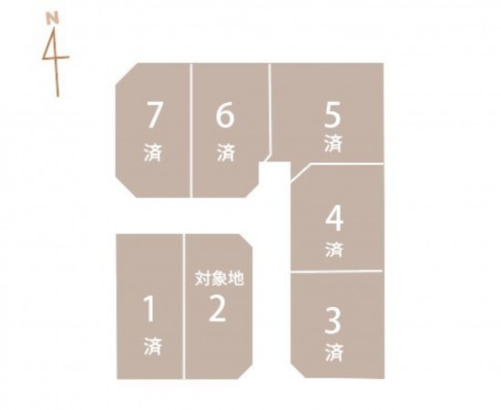 ファミリーステージ舞原の区画図画像