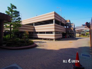北名古屋市鹿田天王山、マンションの駐車場画像です