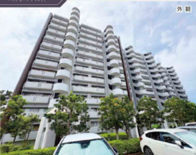 静岡市駿河区西中原、マンションの外観画像です