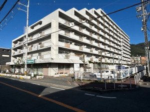 東大阪市日下町、マンションの外観画像です