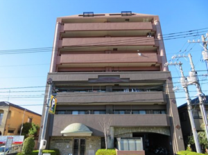 広島市西区草津東、マンションの外観画像です