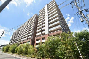 鹿児島市上荒田町、マンションの外観画像です