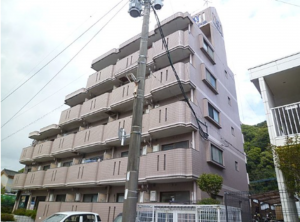 鹿児島市田上、マンションの外観画像です