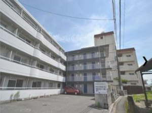 岡山市北区横井上、マンションの外観画像です