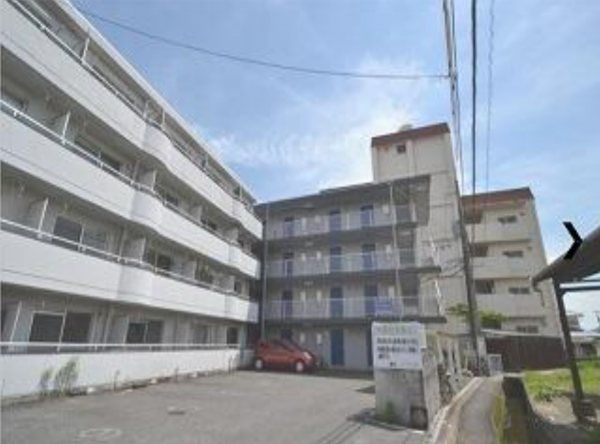岡山市北区横井上、マンションの外観画像です