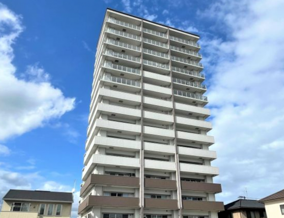 岡山市北区平野、マンションの外観画像です