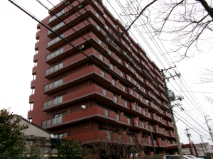 岡山市北区七日市西町、マンションの外観画像です