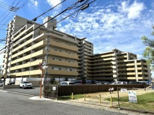 岡山市北区上中野、マンションの外観画像です