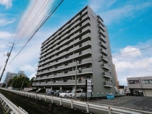 岡山市北区野田、マンションの外観画像です