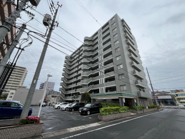 岡山市北区野田、マンションの外観画像です