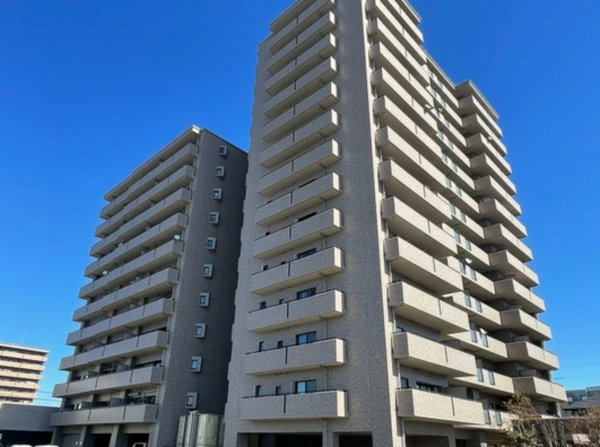 岡山市北区新屋敷町、マンションの外観画像です