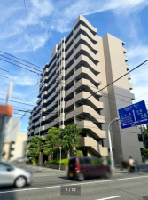 岡山市北区東島田町、マンションの外観画像です