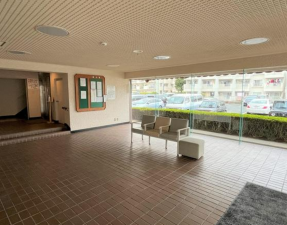 岡山市北区厚生町、マンションのエントランス画像です