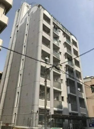 岡山市北区春日町、マンションの外観画像です