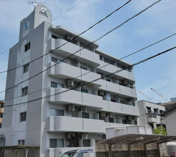 岡山市北区大供、マンションの外観画像です