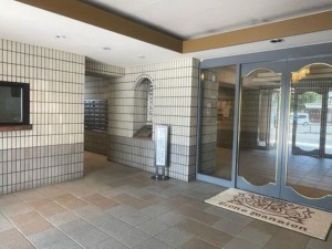 岡山市北区清輝本町、マンションのエントランス画像です