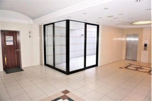 岡山市北区国体町、マンションのエントランス画像です