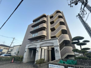 岡山市北区神田町、マンションの外観画像です